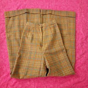 70s Style Flare Bell Bottom Trousers